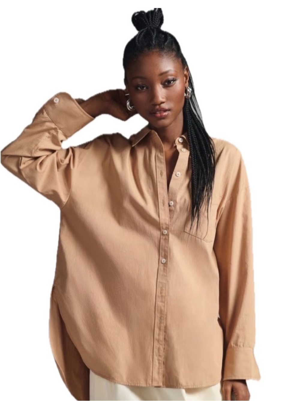 Maeve Anthropologie Bennet button down shirt